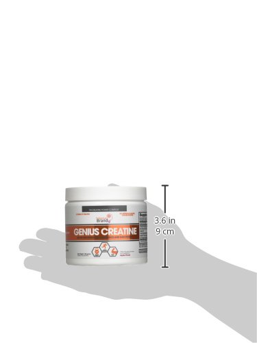 Genius Creatine Powder, Post Workout Supplement For Men and Women with Creapure Monohydrate, Hydrochloride (HCL) MagnaPower and Carnosyn Beta-Alanine SR, Natural Lean Muscle Builder – Sour Apple, 188G