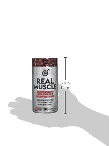 REAL MUSCLE BUILDER – Mass Building Laxogenin Supplement for Men – Anabolic Weight Gainer & Nutrient Partitioner for Muscle Growth & Fat Loss | Clear Plateaus Fast | Serious Bodybuilding | –180 Pills