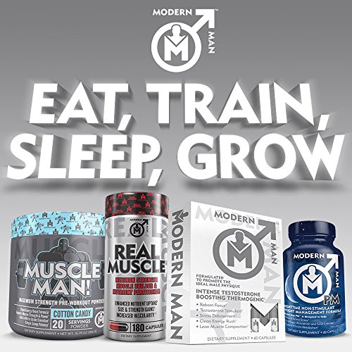REAL MUSCLE BUILDER – Mass Building Laxogenin Supplement for Men – Anabolic Weight Gainer & Nutrient Partitioner for Muscle Growth & Fat Loss | Clear Plateaus Fast | Serious Bodybuilding | –180 Pills